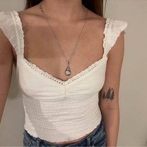 UO White Blouse